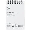 Kreatima Studio Sketch spiralbundet skissblock F0 (100x150 mm), 100 ark, 80 g/m²