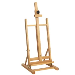 Kreatima Table Easle Pro, justerbart bordsstaffli av bokträ, 0–90°, 34×37