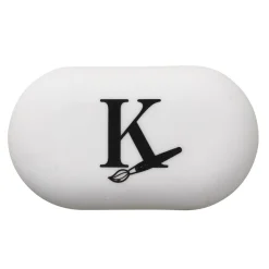 Kreatima vitt rundat suddgummi 63×37×17 mm, PVC-fritt