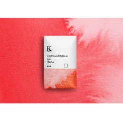 Kreatima Watercolour akvarellfärg 1/1 – Cadmium Red Hue 030 PR112 | Akvarell- & Vattenfärger