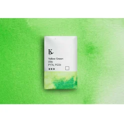 Kreatima Watercolour akvarellfärg 1/1 – Yellow Green 054 PY74, PG36 | Akvarell- & Vattenfärger