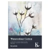 Kreatima Watercolour akvarellblock 100% bomull A5 (148×210 mm), 20 ark, 300 g/m² | Akvarellblock
