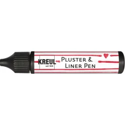 Kreul 3D Pen svart 29 ml – skriv & rita med fixerbar gummimassa