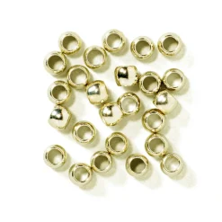Panduro Jewellery Krymppärlor Ø1.5 guldfg 50st | Krymppärlor