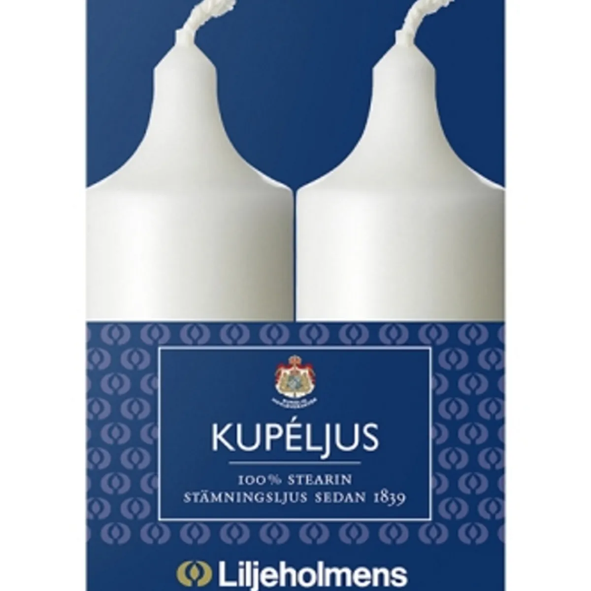 Liljeholmen Kupéljus 2-pack