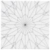 Panduro Hobby Kvadratisk canvas med tryckt motiv – diamantmönster, 21×21 cm | Uppspänd Målarduk / Bomull