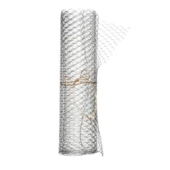 Panduro Hobby Kycklingnät / sexkantsnät – rulle med 30×100 cm, maskorna är 20x15 mm | Metall
