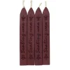 Panduro Hobby Lackstänger vinröd 4-pack, lackstång till sigillvax / sigillack. Längd 9 cm