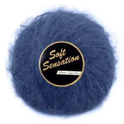 Lammy yarn Lammy Garn Soft Sensation 25g blå 890 | Akrylgarn