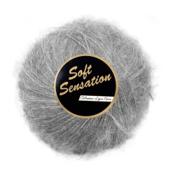 Lammy yarn Lammy Garn Soft Sensation 25g grå 38