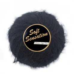 Lammy yarn Lammy Garn Soft Sensation 25g svart 1 | Akrylgarn