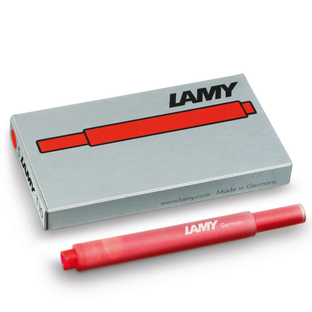 Lamy T10 refill patron 5p Röd