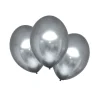 Amscan Latexballonger 6-pack Ø30 cm – krom- / metallicfärgade silver | Barn Ballonger