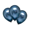 Barn Amscan Latexballonger 6-pack Ø30 cm – krom- / metallicfärgade blå