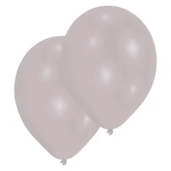 Amscan Latexballonger 10-pack Ø30 cm – silver | Barn Ballonger