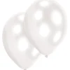 Barn Amscan Latexballonger 10-pack Ø30 cm – vit