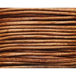 Panduro Jewellery Läderband 1mm 4,5 m natur/brun