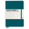 LEUCHTTURM1917 Notebook A5 Dotted Pacific Green – Hardcover | Notebooks