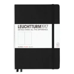 LEUCHTTURM1917 Notebook A5 Plain Black – Hardcover