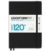 LEUCHTTURM1917 Notebook A5 Plain 120g Black – Hardcover