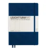 LEUCHTTURM1917 Notebook A5 Plain Navy – Hardcover