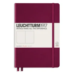 LEUCHTTURM1917 Notebook A5 Plain Port Red – Hardcover