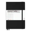 LEUCHTTURM1917 Notebook A5 Ruled Black – Hardcover