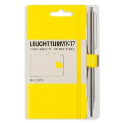 LEUCHTTURM1917 Pen Loop – citrongul självhäftande pennhållare till anteckningsböcker