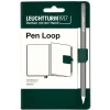LEUCHTTURM1917 Pen Loop – skogsgrön självhäftande pennhållare till anteckningsböcker | Tillbehör & Refill