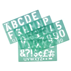 Linex textmall 50 mm | Schabloner
