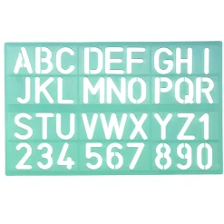 Linex textmall 30 mm | Schabloner