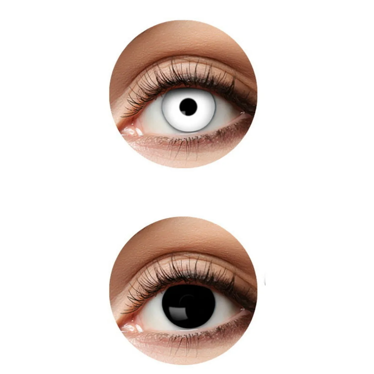 Catcher Linser DUO Black/White – 1 vit och 1 svart lins för mix-monstret i dig! | Barn Linser