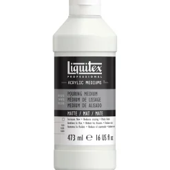 Liquitex Acrylic Pouring Medium Matt, matt pouringmedium 473 ml | Målarmedier