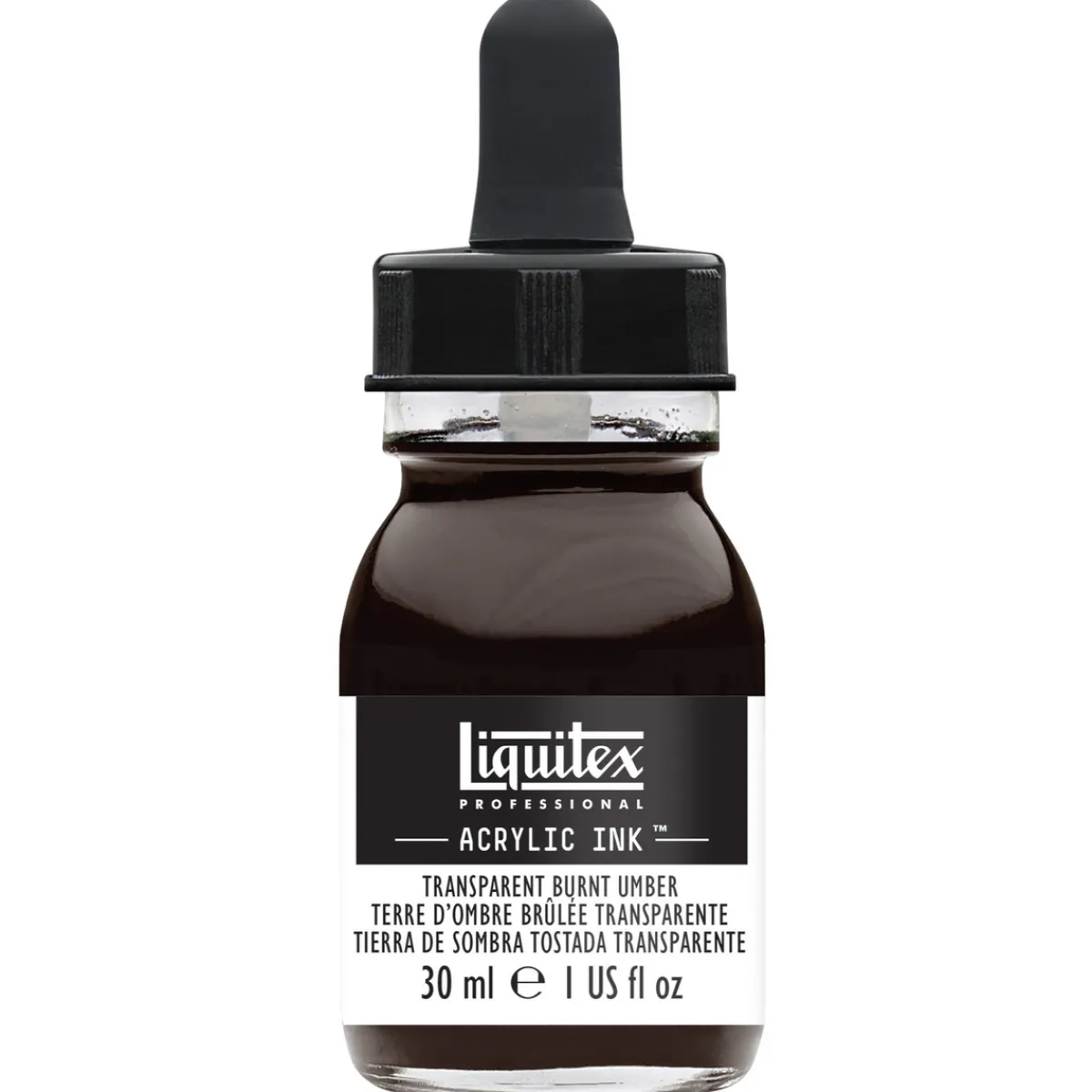 Liquitex Professional Acrylic Ink 30 ml – Transparent burnt umber 130