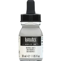 Liquitex Professional Acrylic Ink 30 ml – Neutral grey 5 599 | Akrylfärger
