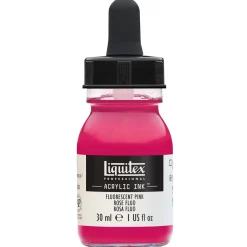 Liquitex Professional Acrylic Ink 30 ml – Fluorescent pink 987 | Akrylfärger