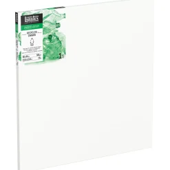 Liquitex Recycled Canvas – 100% återvunnen målarduk 60×60 cm, 565 g/m² | Uppspänd Målarduk / Bomull