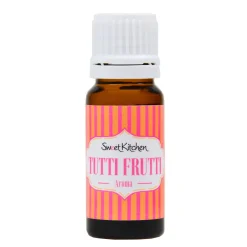 Sweet Kitchen Livsmedelsarom, tuttifrutti-arom 10 ml – baka och gör godis med smak av tutti frutti