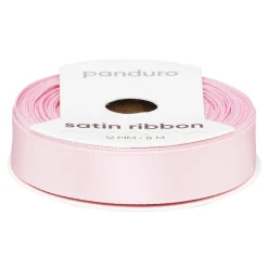 Panduro Hobby Ljusrosa satinband – 12 mm brett och 8 meter långt