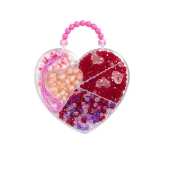 Panduro Hobby Love Beads pärlor i hjärtask | Barn Pärlor