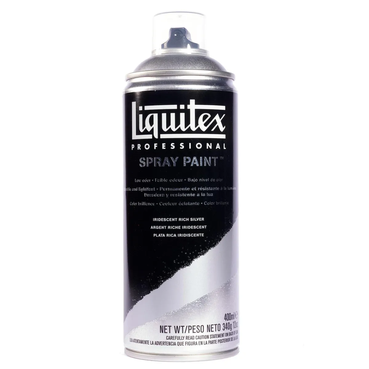 Liquitex LX Akrylspray Iri. Rich Silver | Sprayfärger