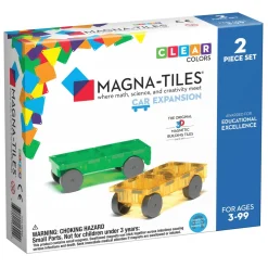MagnaTiles Magna-tiles bilunderrede 2-pack | Barn Magnetleksaker