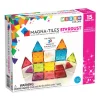 Barn MagnaTiles Magna-tiles Stardust 15 st – transparenta magnetbitar med klara färger, glitter och speglar