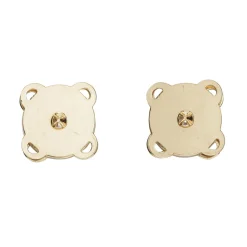 Panduro Hobby Magnetlås av metall 2-pack, guldfärgade, 1,8×1,8 cm
