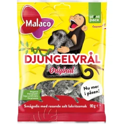 Cloetta Malaco Djungelvrål 90g | Godis