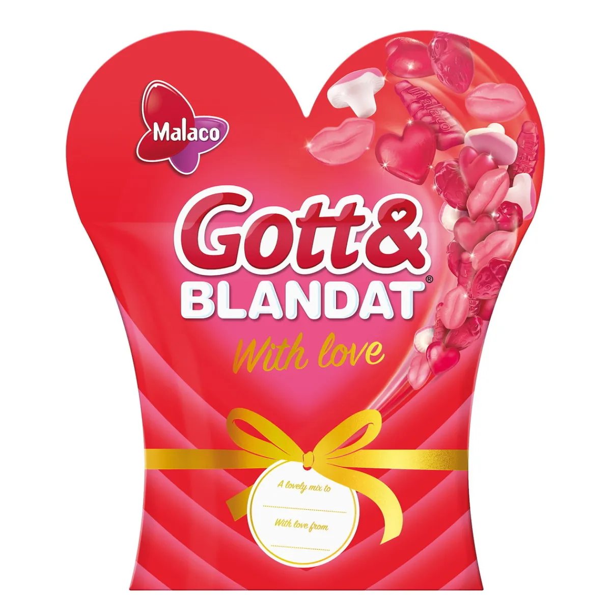 Cloetta Malaco Gott & Blandat – With Love! 200 gram