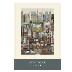 Martin Schwartz pussel New York stadsmotiv. 1000 bitar, 50×70 cm | Barn Pussel