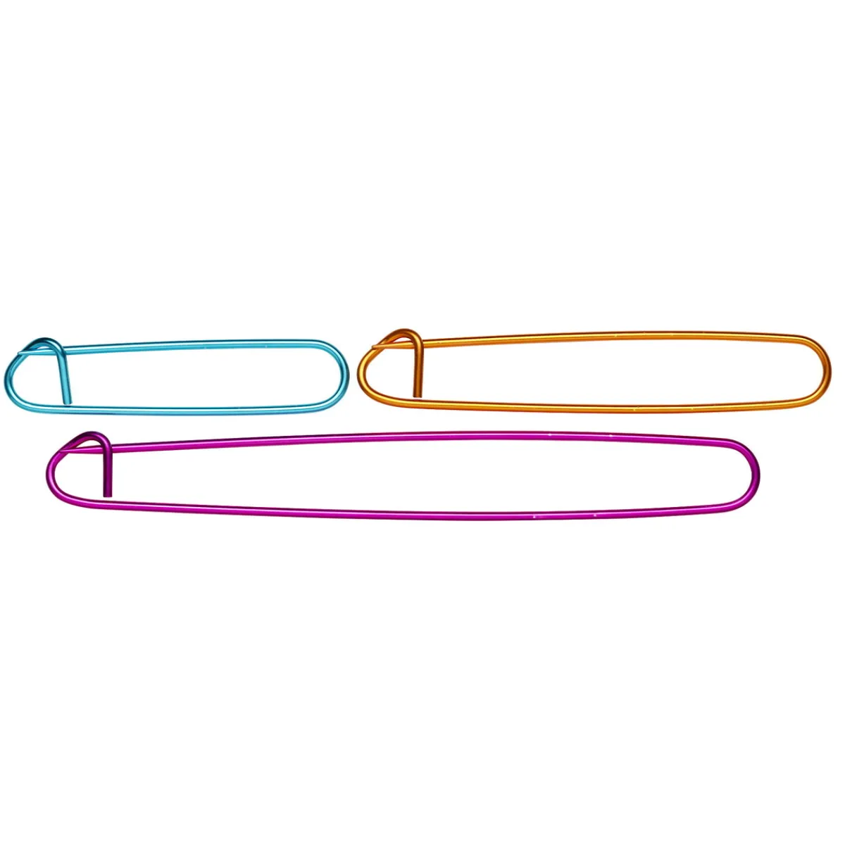 Pony yarn accessories Maskhållare av metall, 8 / 11,5 / 17 cm, 3-pack | Garntillbehör