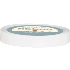 Panduro Hobby Matt vitt presentband – 25 meter långt, 1,8 cm brett | Presentband