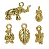 Panduro Jewellery Minihängen guld exotisk 5 st